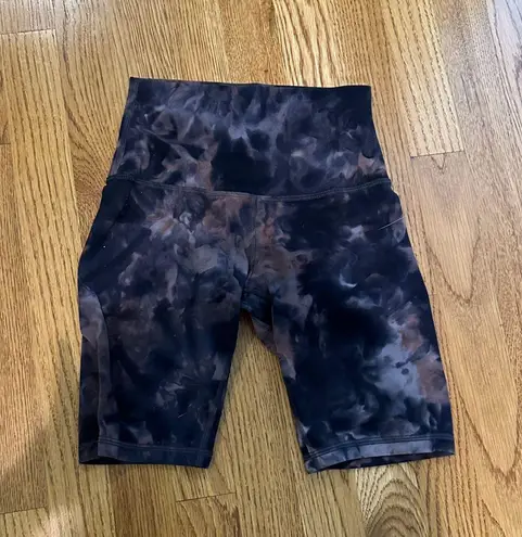 Lululemon Tie-Dye Align Biker Shorts