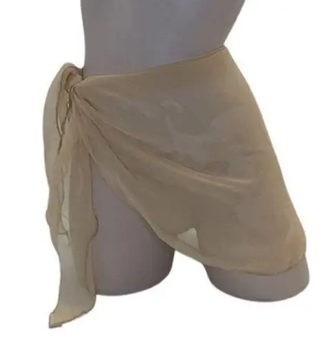Zuliana Beige Sarong Skirt. Made in USA. New With Tags Tan Size undefined