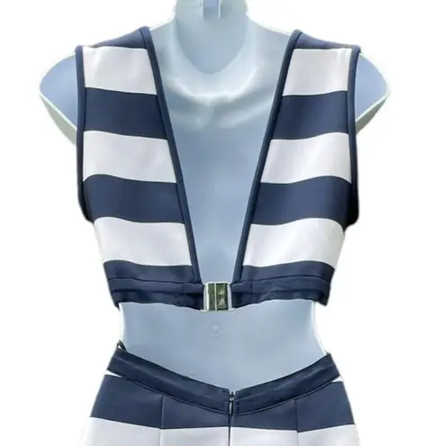 Bec & Bridge Mind Warp Dress in Navy Stripe