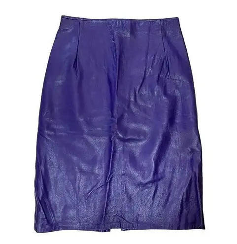 Vintage Firenze Santa Barbara Purple Leather High