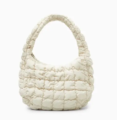 COS QUILTED MINI BAG STONE