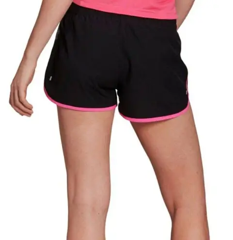 Adidas M20 Shorts Black Screaming Pink Neon Hot Running Exercise Workout Sporty