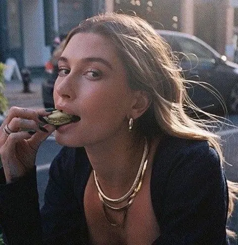 Neiman Marcus Fallon Jewelry 18K rose gold plated over stainless steel Hailey snake chain liquid herringbone necklace