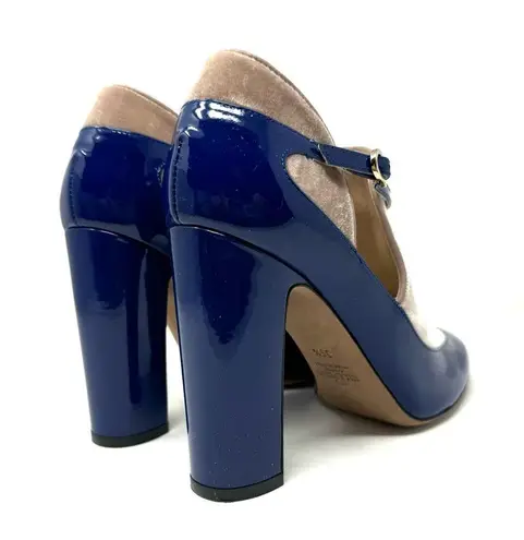 Valentino Garavani leather & velvet heeled booties, made it Italy, size 39.5