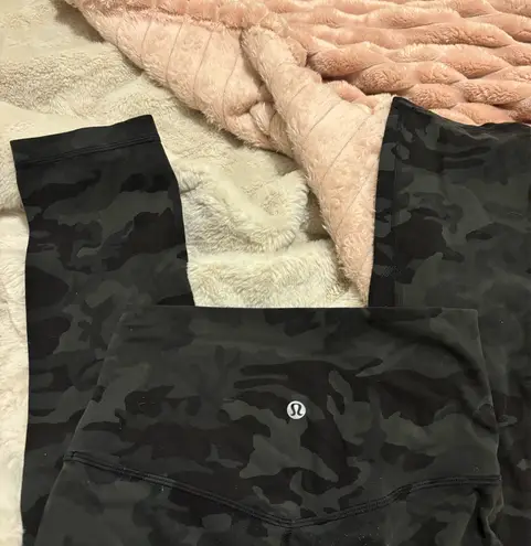 Lululemon  Align Dark Green Camo Leggings  - Image 5