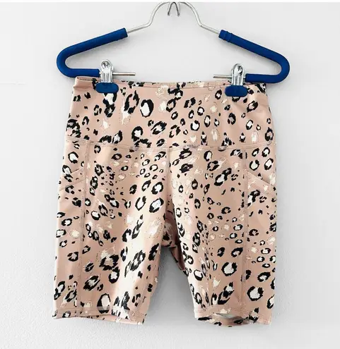 Z By Zella ★ Women's High Waist Biker Shorts Pull On - Animal Print ★