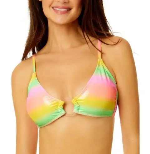 Salt + Cove Shimmer Rainbow Bikini Swim Top Gradient Ring