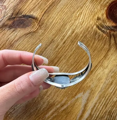 Genuine Silver Turquoise Cuff