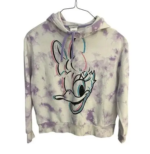 Disney  World women's L Daisy Duck tie-dye lavender purple hoodie