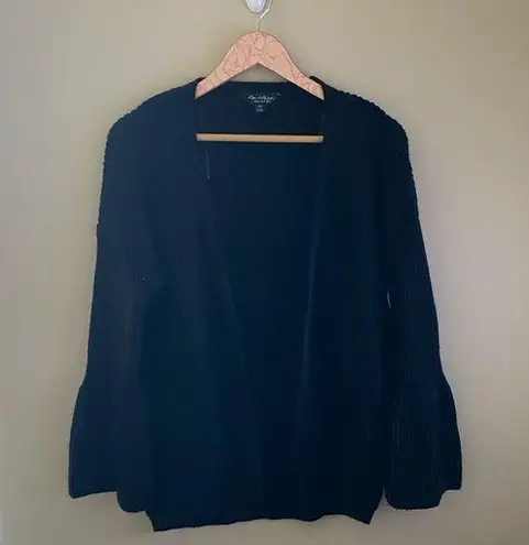 Miss Selfridge Women’s Black Swing Sleeve Open Front Cardigan Sweater Size US 4