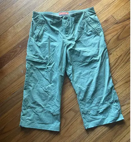 Merrell Belay Low-Rise Capri Hiking Pants | Green | Size 10