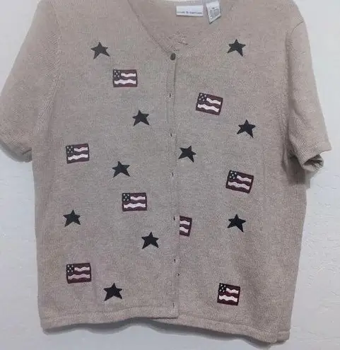 Croft & Barrow Croft Barrow 4th Of July American Flag Sweater Xl