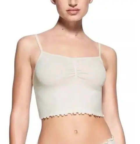 SKIMS NWT Pointelle Logo Cami Marble Size 4X
