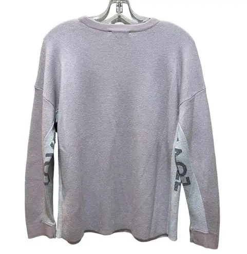 Inc international Concepts Love is All Varsity Stripe Sweater Size Large