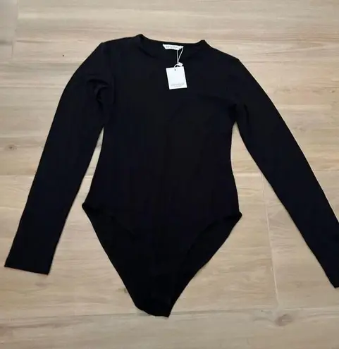 MANGOPOP NEW  Crew Neck Long Sleeve Top Bodysuit M