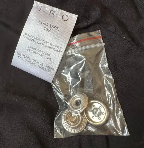 IRO Authentic Lamb Leather Jacket