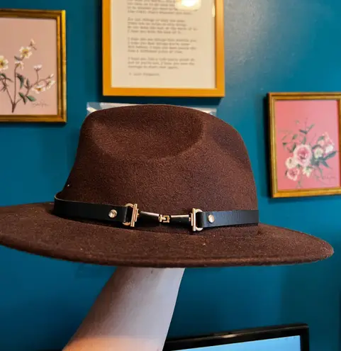 SheIn Brown Felt Hat