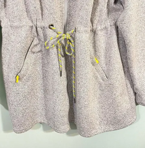 Ulla Popken Women's Grey Anchor Badge Knit Fleece Sweater Jacket Size undefined