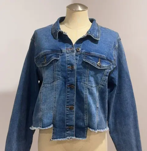 Ashley Stewart Women’s Denim Blue Jean Jacket Plus Size 18/20