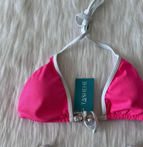 Amazon NWT  Pink Pearl Bikini Set