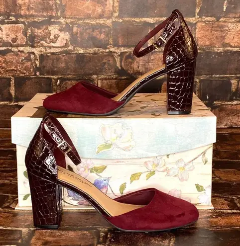 Christian Sirianio for Payless Wine Heels Red Size 8.5 26 74 Off Retail From Kristin