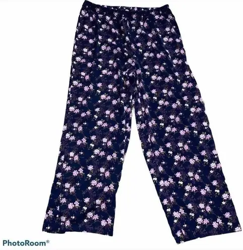 Banana Republic floral satin pajama pants Medium