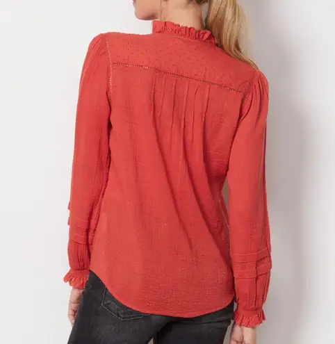 Faherty NWT  Willa Top in Carmine