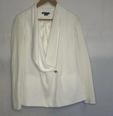 Vince Blazin Style Stunning Immaculate White  Drape Jacket Retail 450 Pristine Co