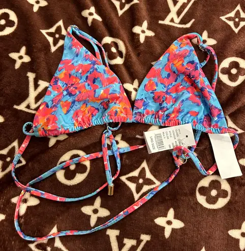 PacSun Multi Colored Bathing Suit Top