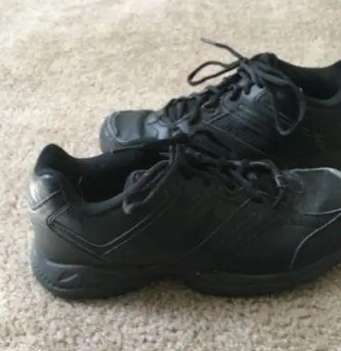 Avia Women's Oil & Slip Resistant Shoes Sneakers Lace Up Black Size 8