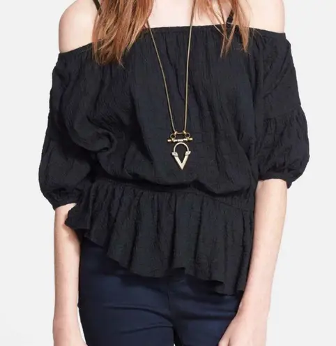 Free People  Solid Shades of Cool Off Blouse S