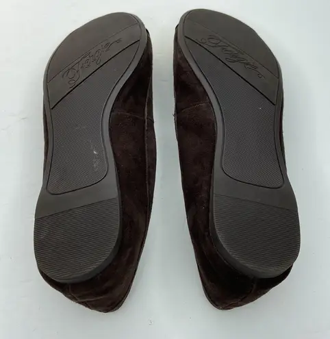 Fergalicious FERGIE “Brio Too” Brown Suede Ballet Flats