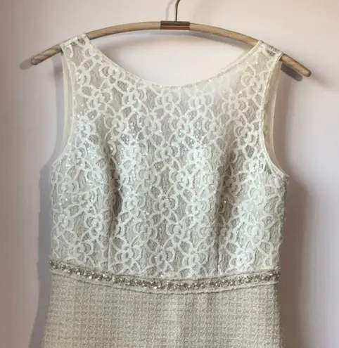 Kay Unger lace and beaded dress