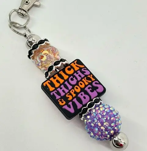 The Bar Keychain purse charm Beaded Keychain For Women,  Keychain, Silicone bead keyc