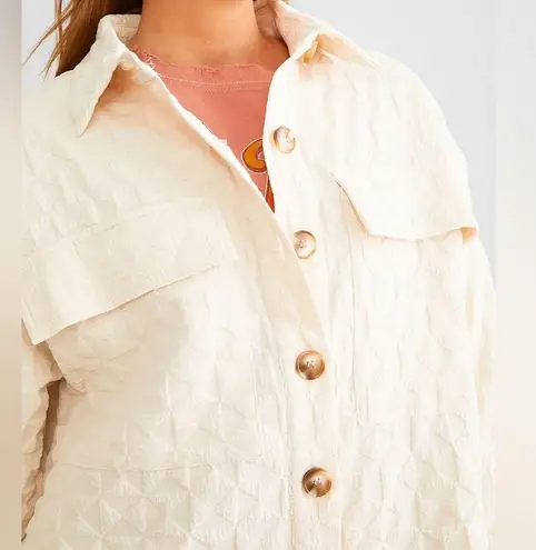 Privy Textured Jacket - Cream Medium, Women's