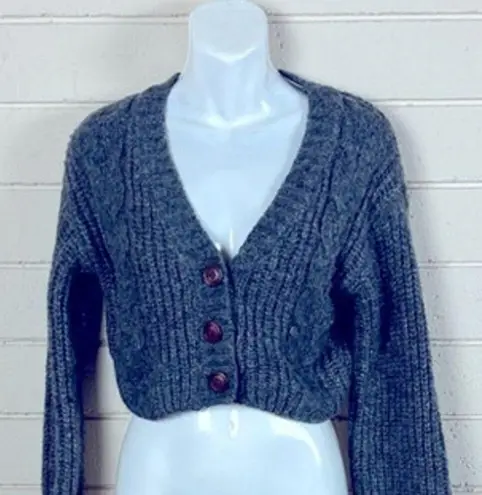 Urban Outfitters  Gray Cropped Cardigan size S