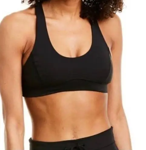 Free People NEW  Movement Womens XS Stay Cool Scoop Neck Racerback Bra Black