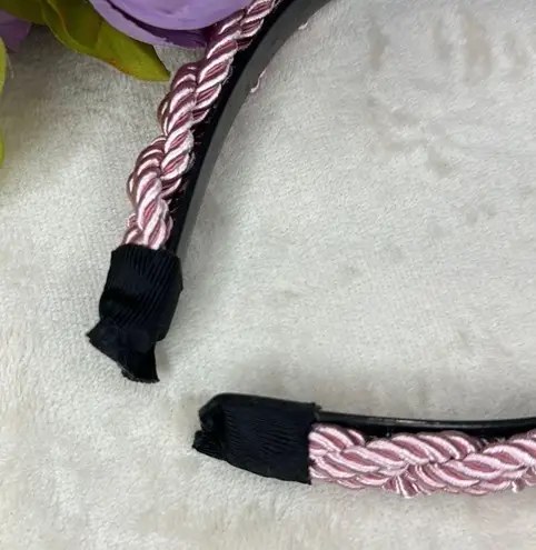 Boutique NEW Pink Braided Rope Headband