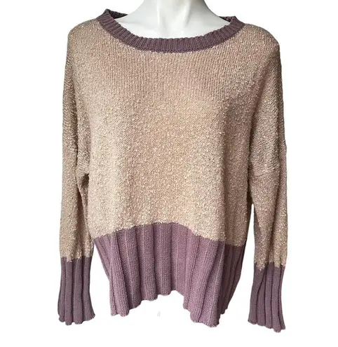 Umgee  Oversized Drop Sleeve Textured Knit Sweater