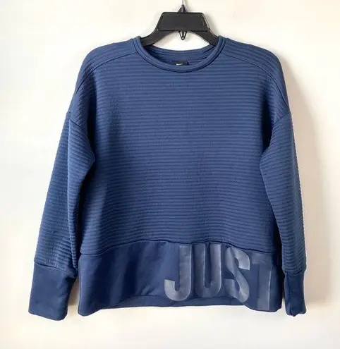 Nike  Quilted Sweatshirt Navy XS