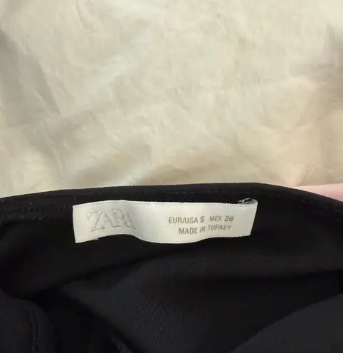 ZARA  Black Halter Mini Dress