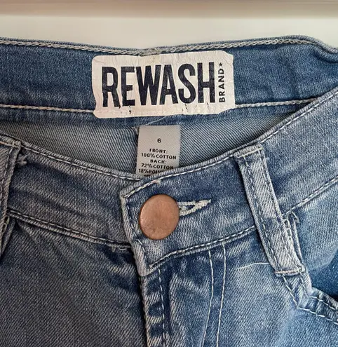 REWASH  High Rise Jean Shorts