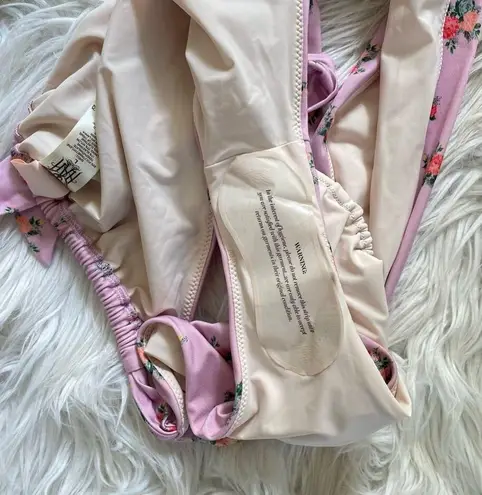 We are HAH Hot as Hell Rio Plunging Brazilian Cheeky Swimsuit Swim Suit L new Purple Size L