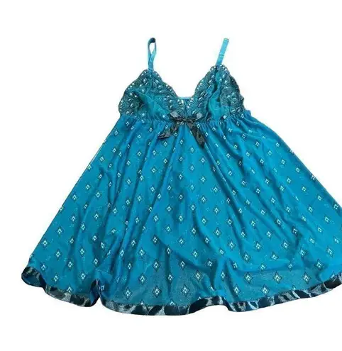 Babydoll Nightie size Medium Green