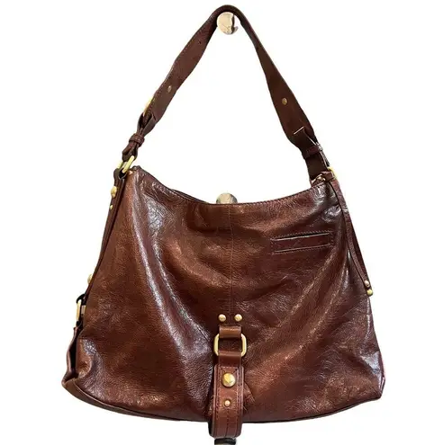 The Sak Leather Hobo Shoulder Bag