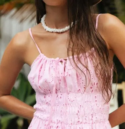 Charlie Holiday Anne Maxi Dress in Rose