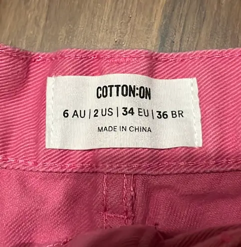 Cotton On Pink  jean shorts