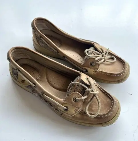 Sperry  Top-Sider Angelfish Slip-On Boat Shoes Womens Linen-Oat Size‎ 6M