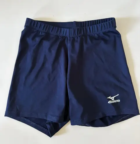 Mizuno Navy Volleyball Spandex Shorts