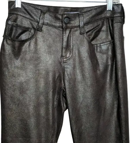 Level 99 Sienna Tomboy Faux Suede Pants Brown 26 New